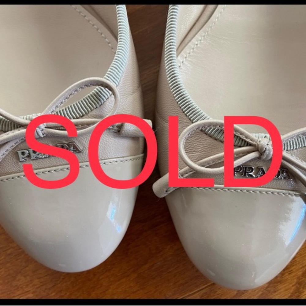 Prada nude  flats size 37.5